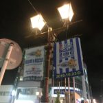 木更津駅前はちばアクアラインマラソン２０１６のおもてなしモードに