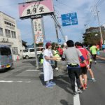 【大会当日の模様】袖ケ浦市内の様子（23～25キロ手前）ちばアクアラインマラソン2016
